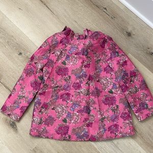 Beautiful lined shimmery blouse